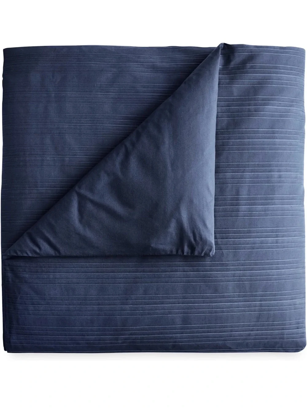 Scott Living King 3pc Duvet Cover Set 100% Cotton Navy With 2 Pillow Shams
